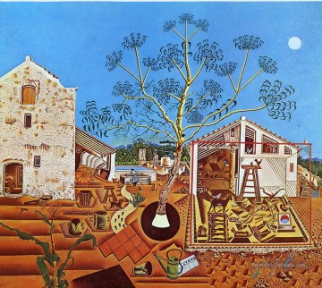 La Ferme Joan Miro Peinture à l'huile